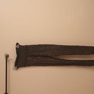 Sticky Pole Leggings size XS Gold and Black